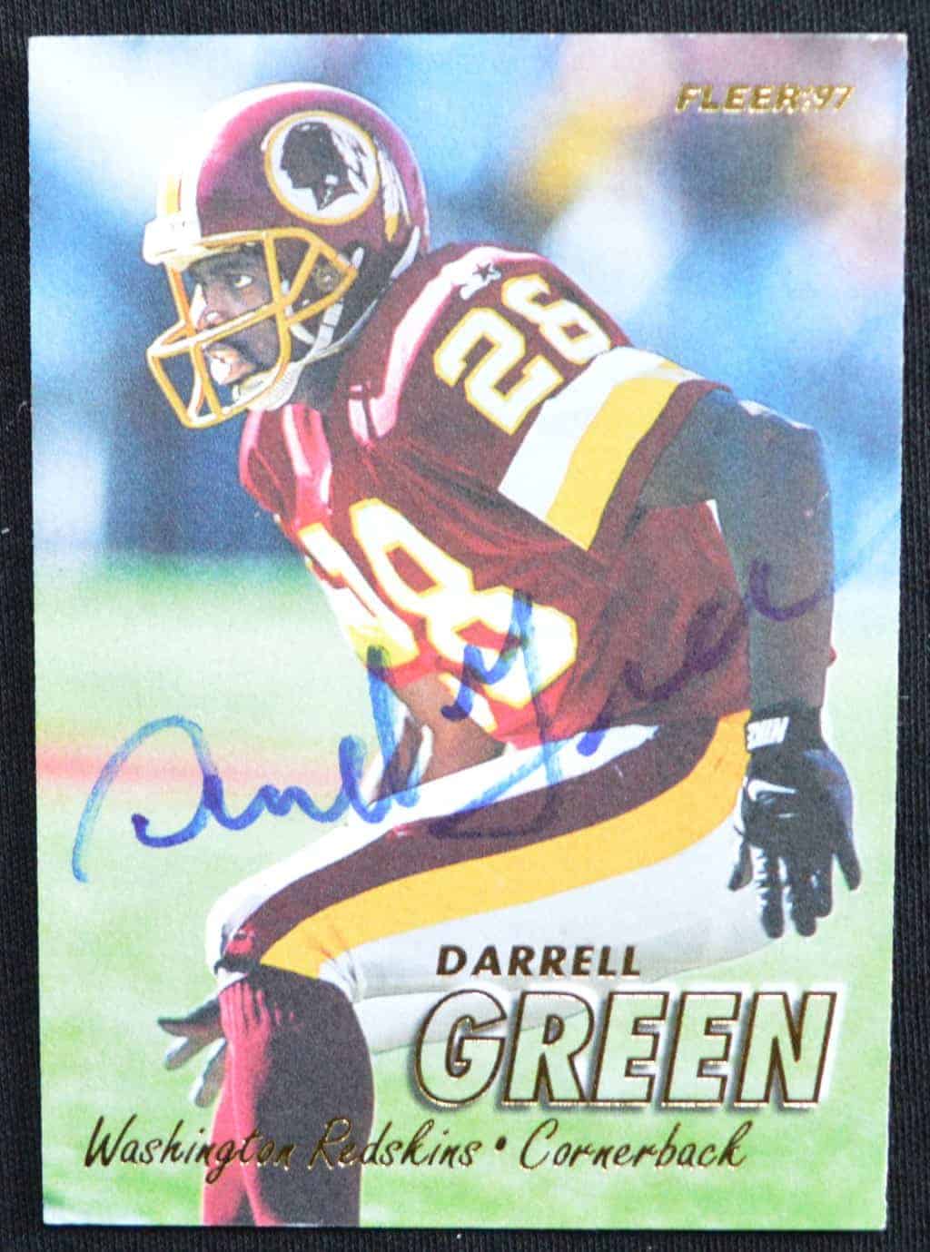 darrell green autographed jersey