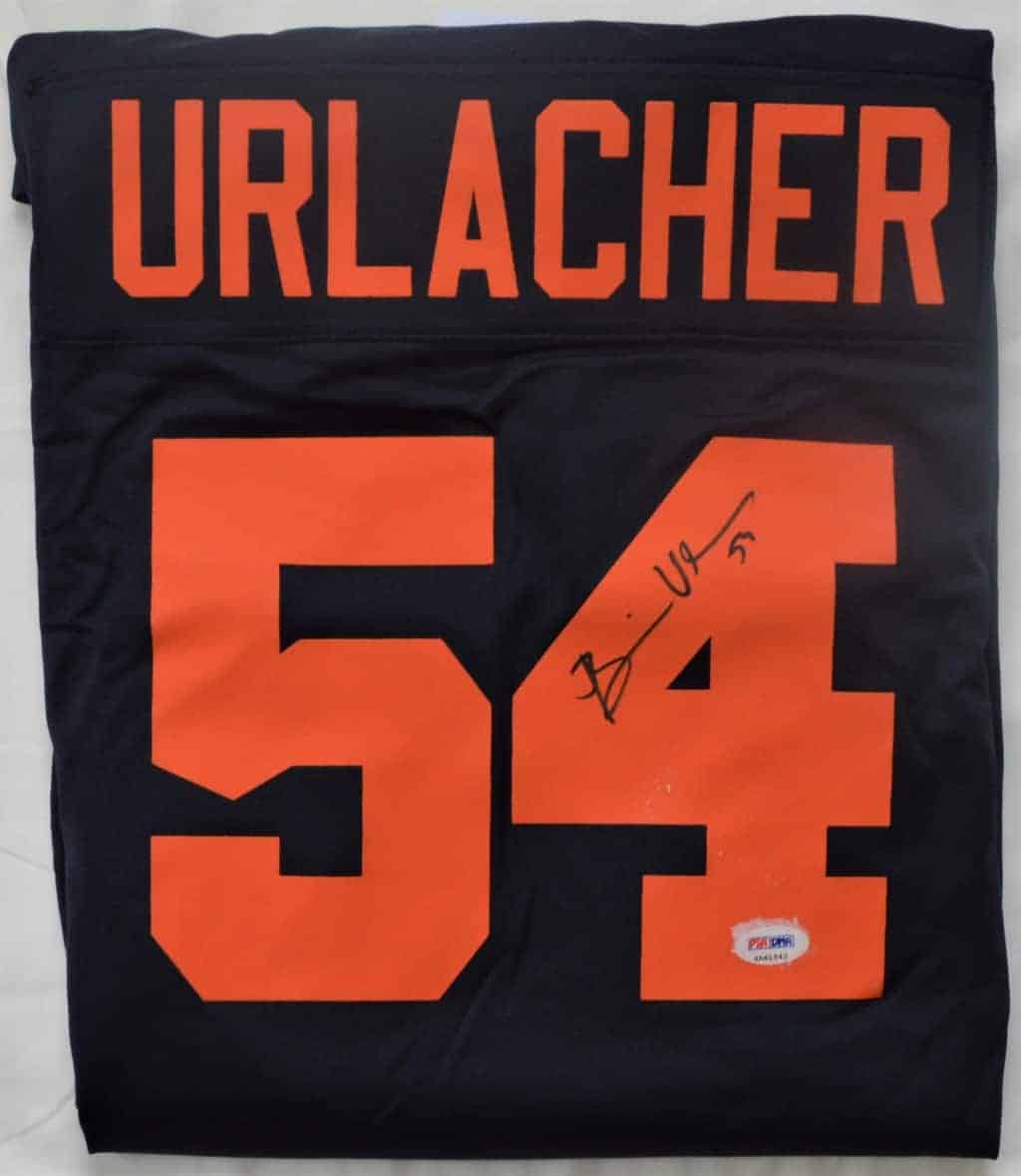 urlacher signed jersey